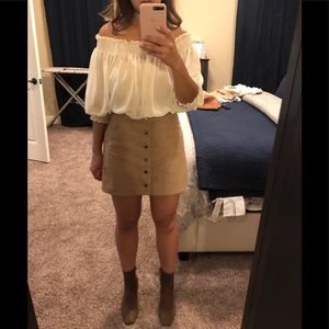 GLAMOROUS off the shoulder top